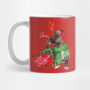 Christmas Staffy Mug